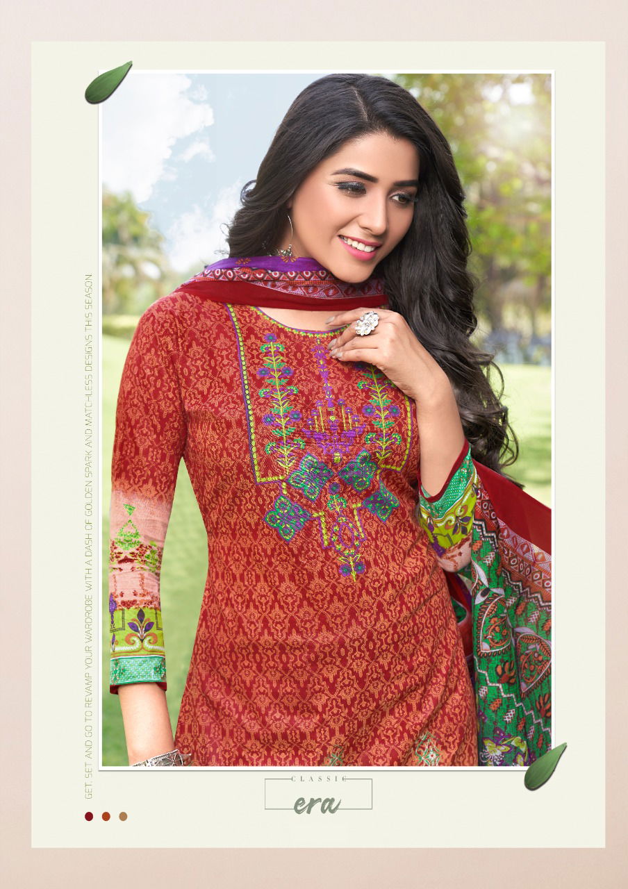 Js Priya Noor Fatima 5 Latest Fancy Collection Of Designer Printed Pure Cotton Dress Material